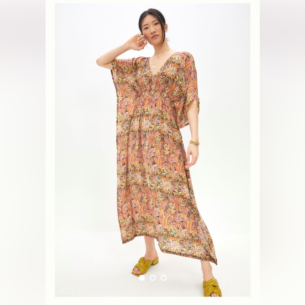 Anthropologie - Marie Cinched Caftan - Size: One Size - Color: Assorted